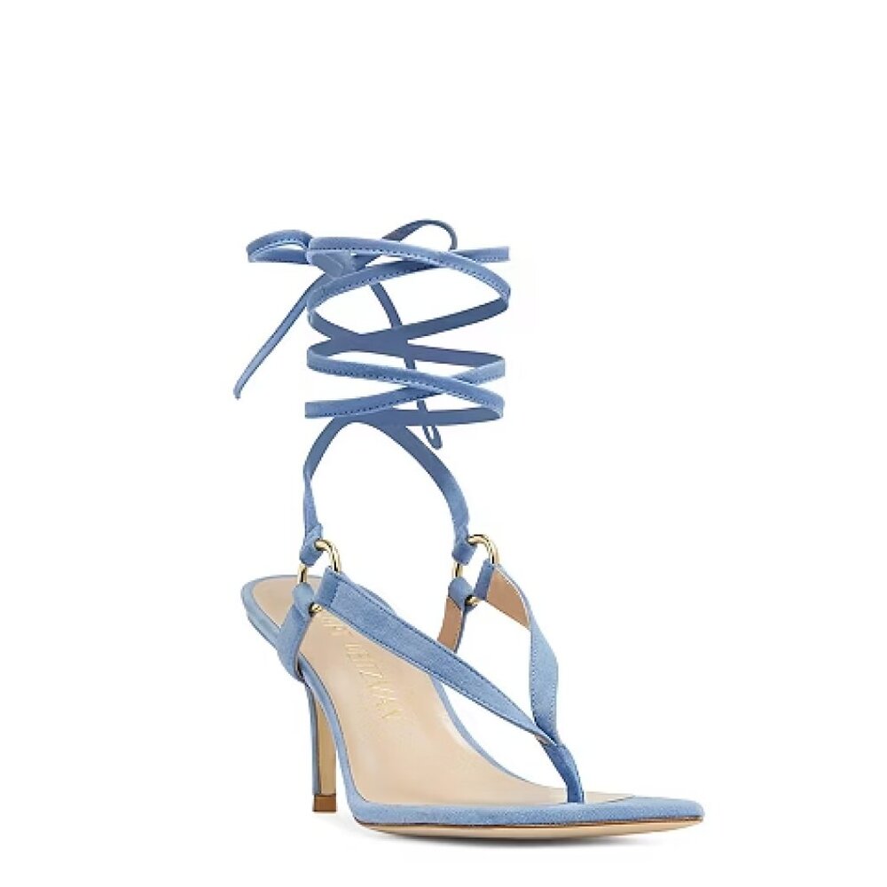 Stuart Weitzman Lalita 75 Sandal in Periwinkle